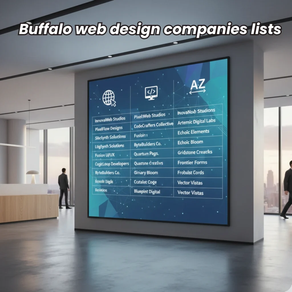 Buffalo web design companies lists