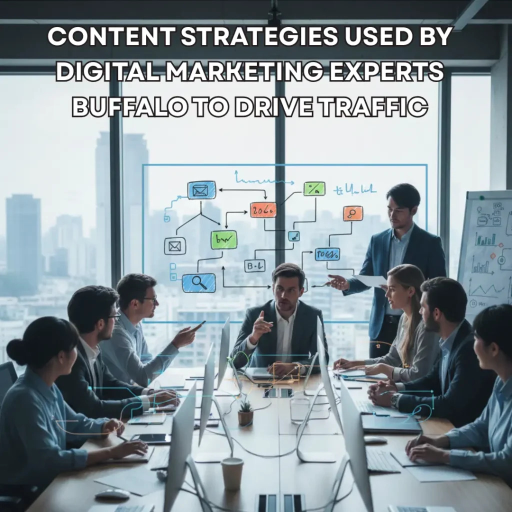 Content Strategies Used by Digital Marketing Experts Buffalo to Drive Traffic